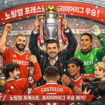 노팅엄 포레스트팀이 프리미어에서 2252시즌 우승을